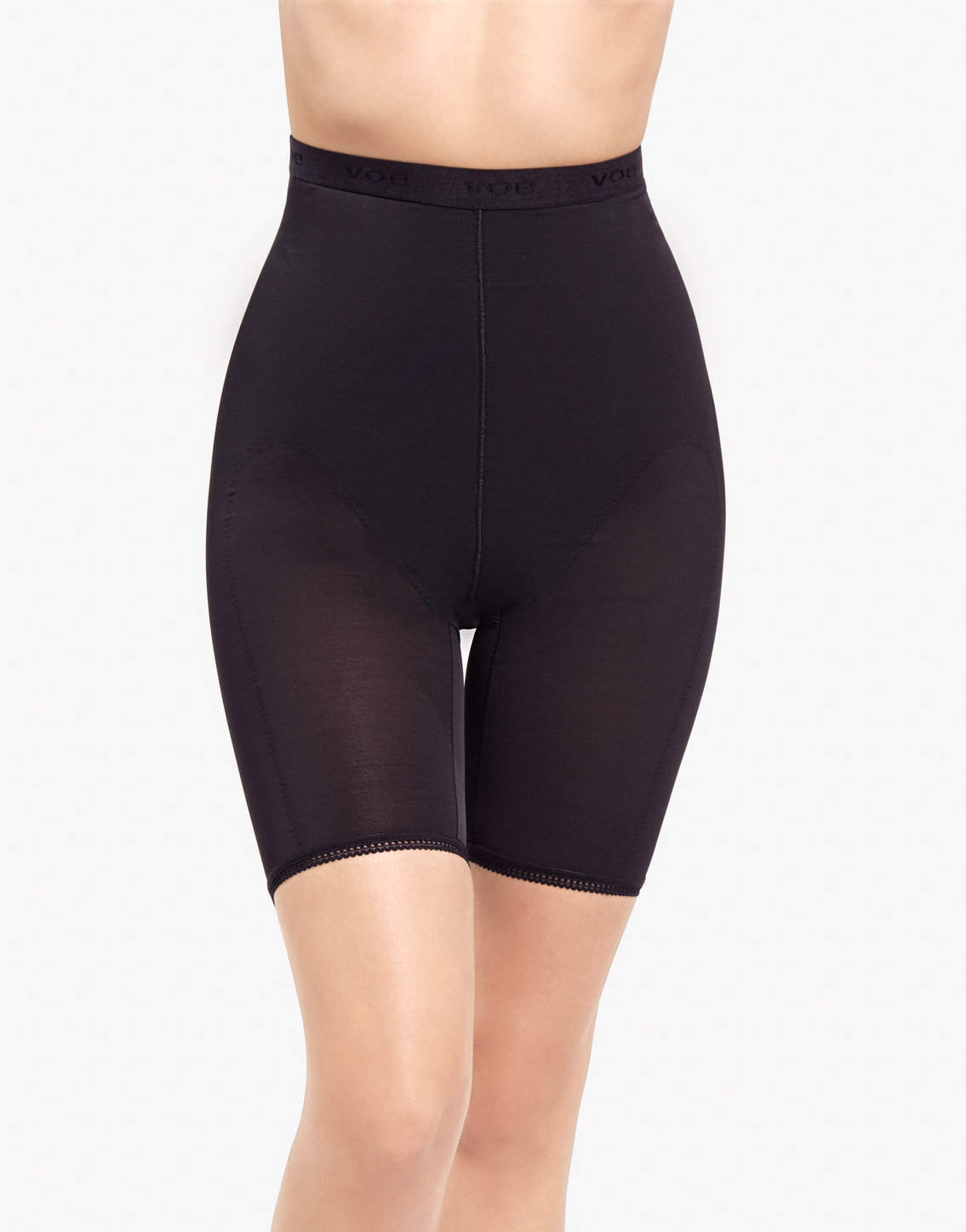 Buttock lifting high waisted girdle above the knee - delicat